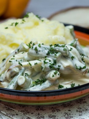 Сливочная стручковая фасоль: просто и вкусно!