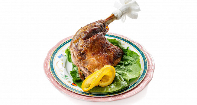 Гусь в духовке