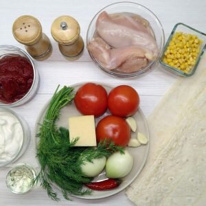 Погружение в кулинарный мир: мексиканская энчилада с курицей в лаваше