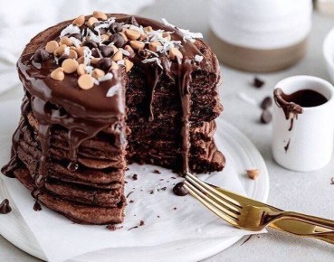 Шоколадные панкейки: незабываемый десерт