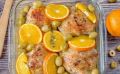 Запеченные куриные бедра с апельсинами и оливками: яркое блюдо для любого стола