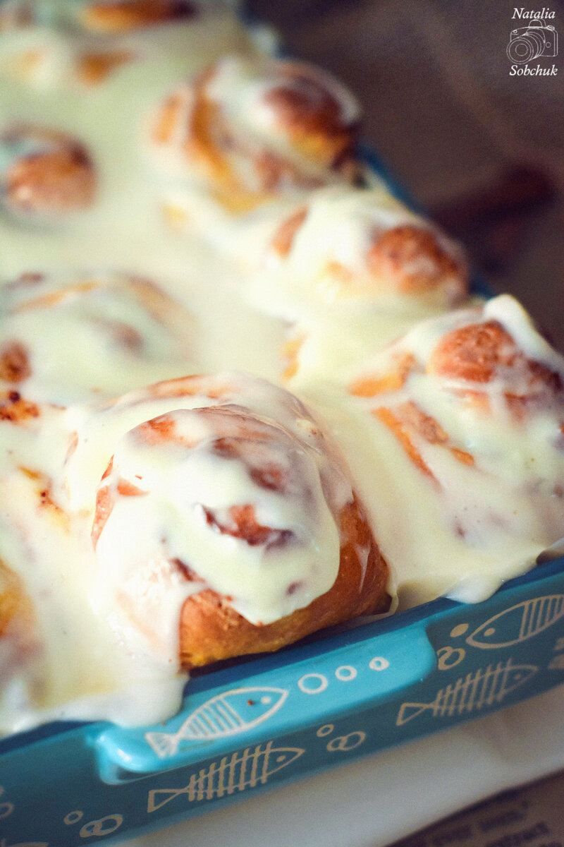 Творожные синнабоны с корицей: просто и невероятно вкусно