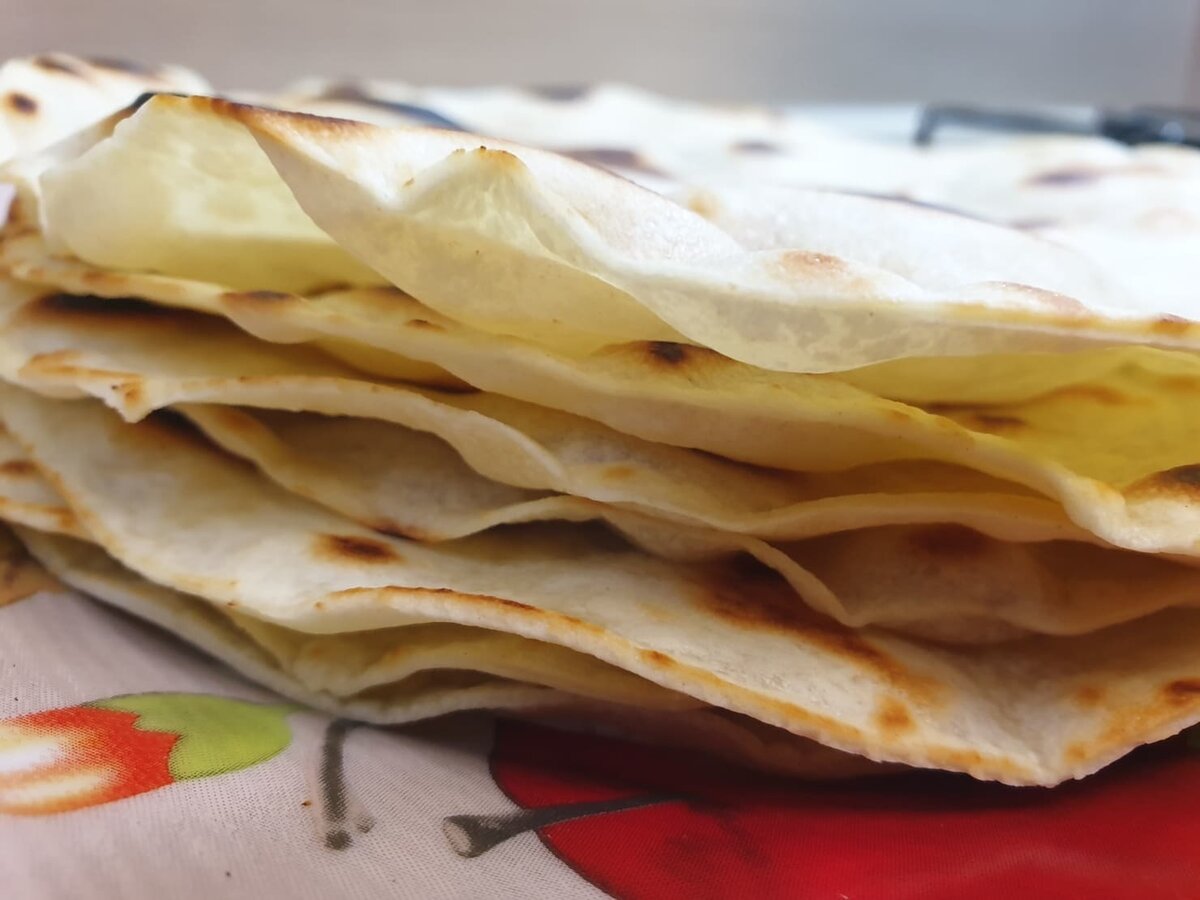 Как приготовить домашний лаваш за минуту