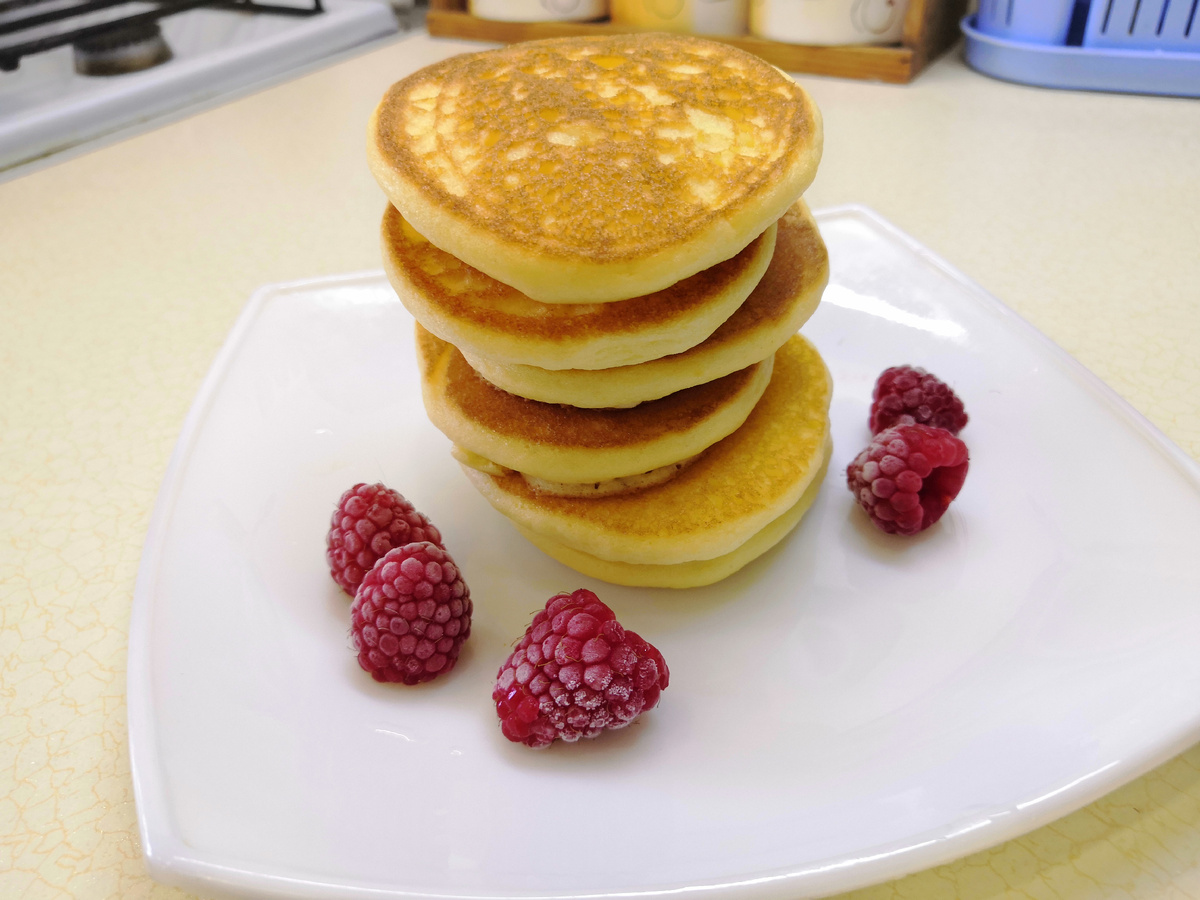 Легкие и воздушные оладьи для здорового питания
