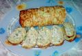 Нежный рулет из кабачков с сыром и чесноком