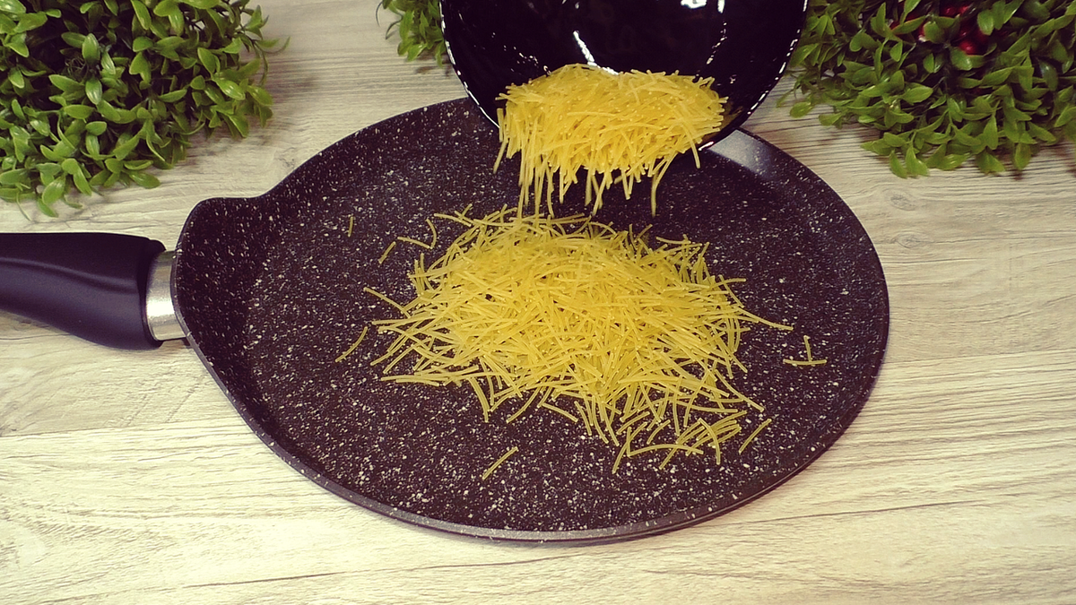 Как приготовить идеальный молочный суп с жареной вермишелью