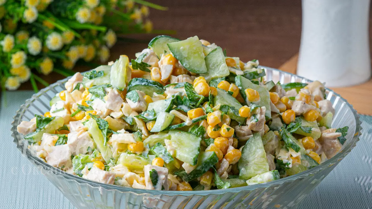 Восхитительный салат из огурцов: Майский день