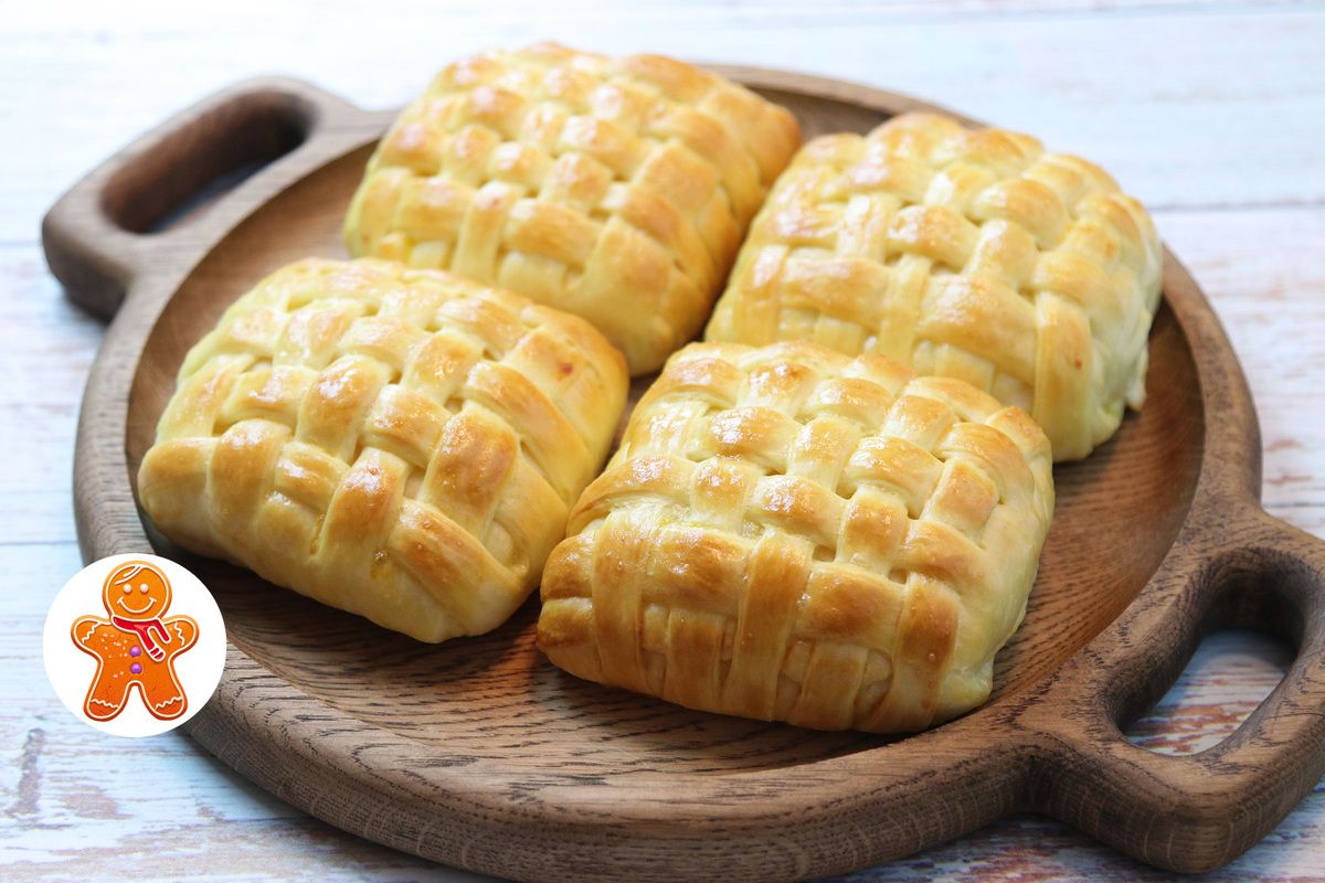 Как приготовить плетёные слойки с сыром