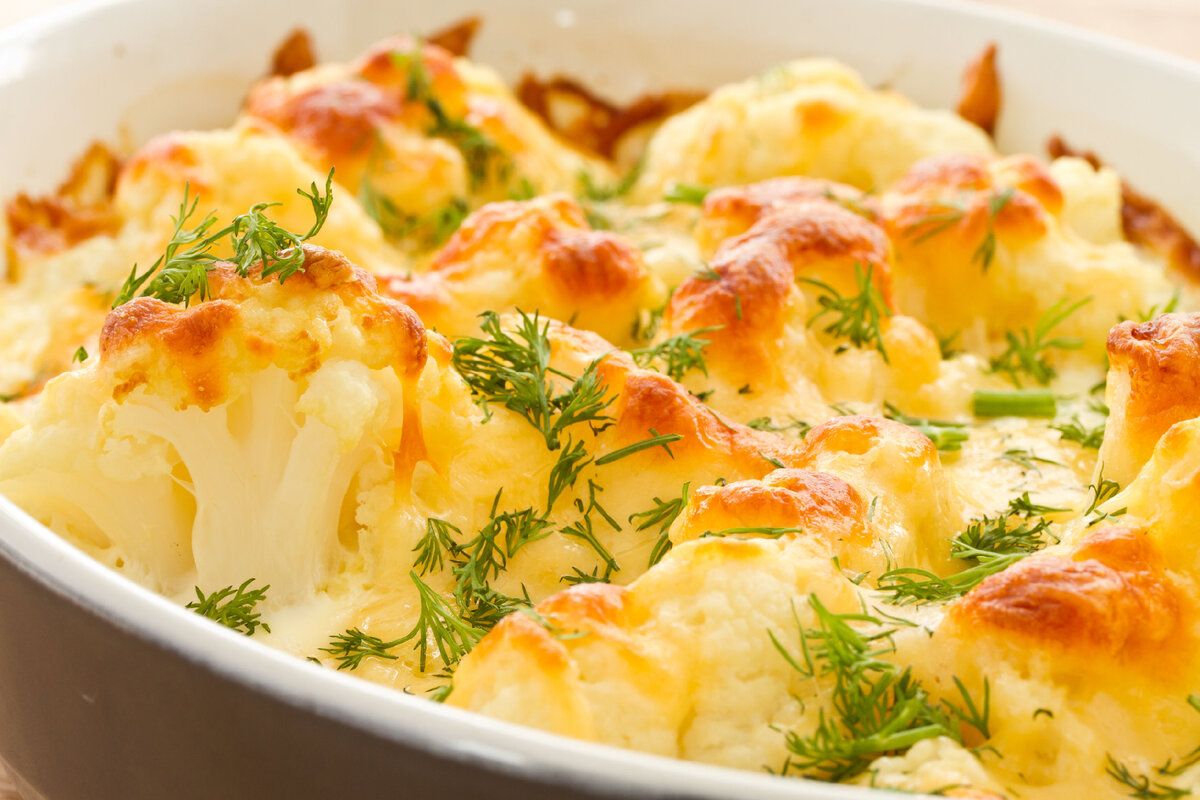 Нежная цветная капуста с соусом бешамель: вкусный и полезный рецепт